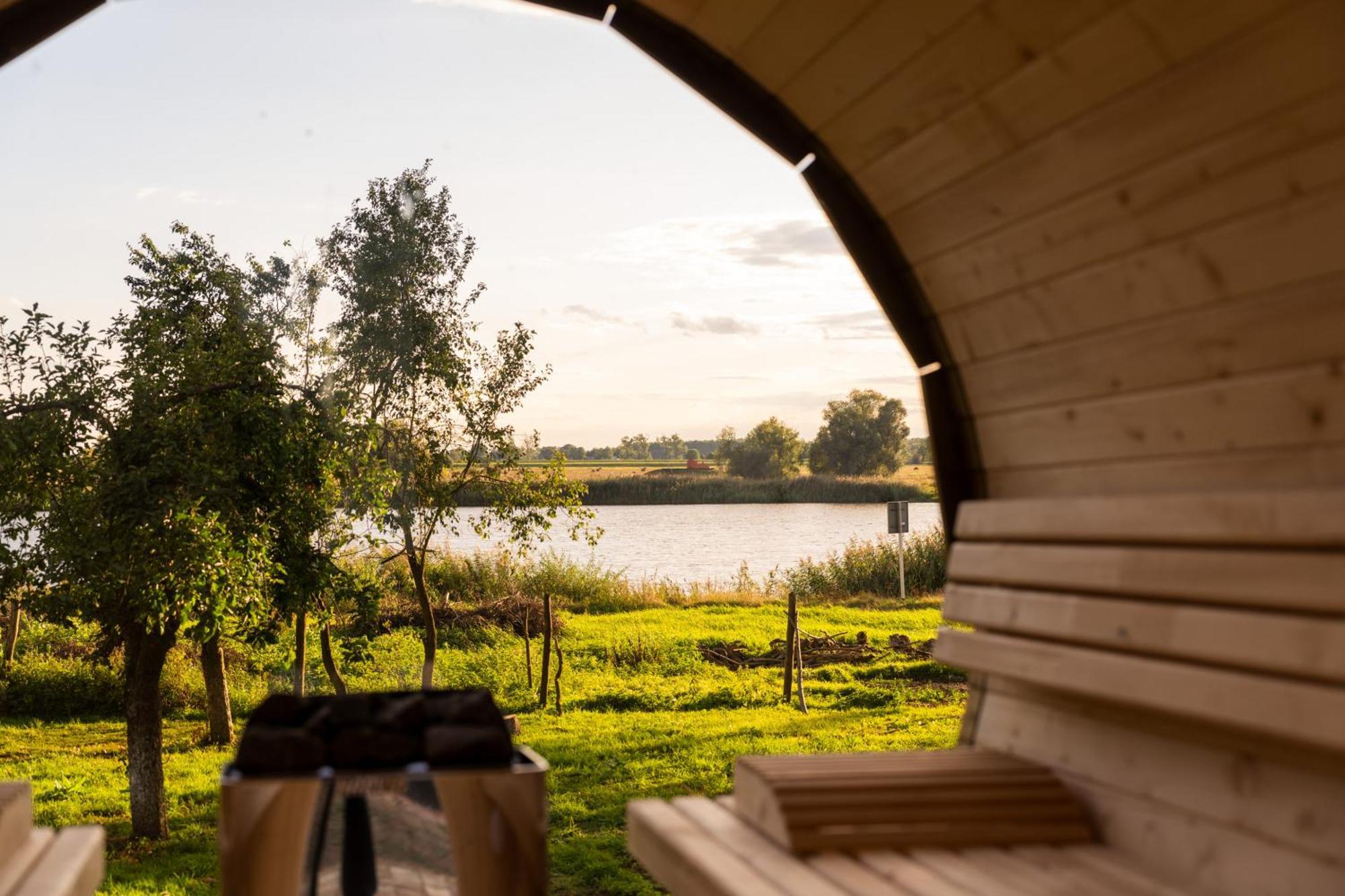 Oderpoint#Sauna#Jacuzzi Gozdowice Luaran gambar