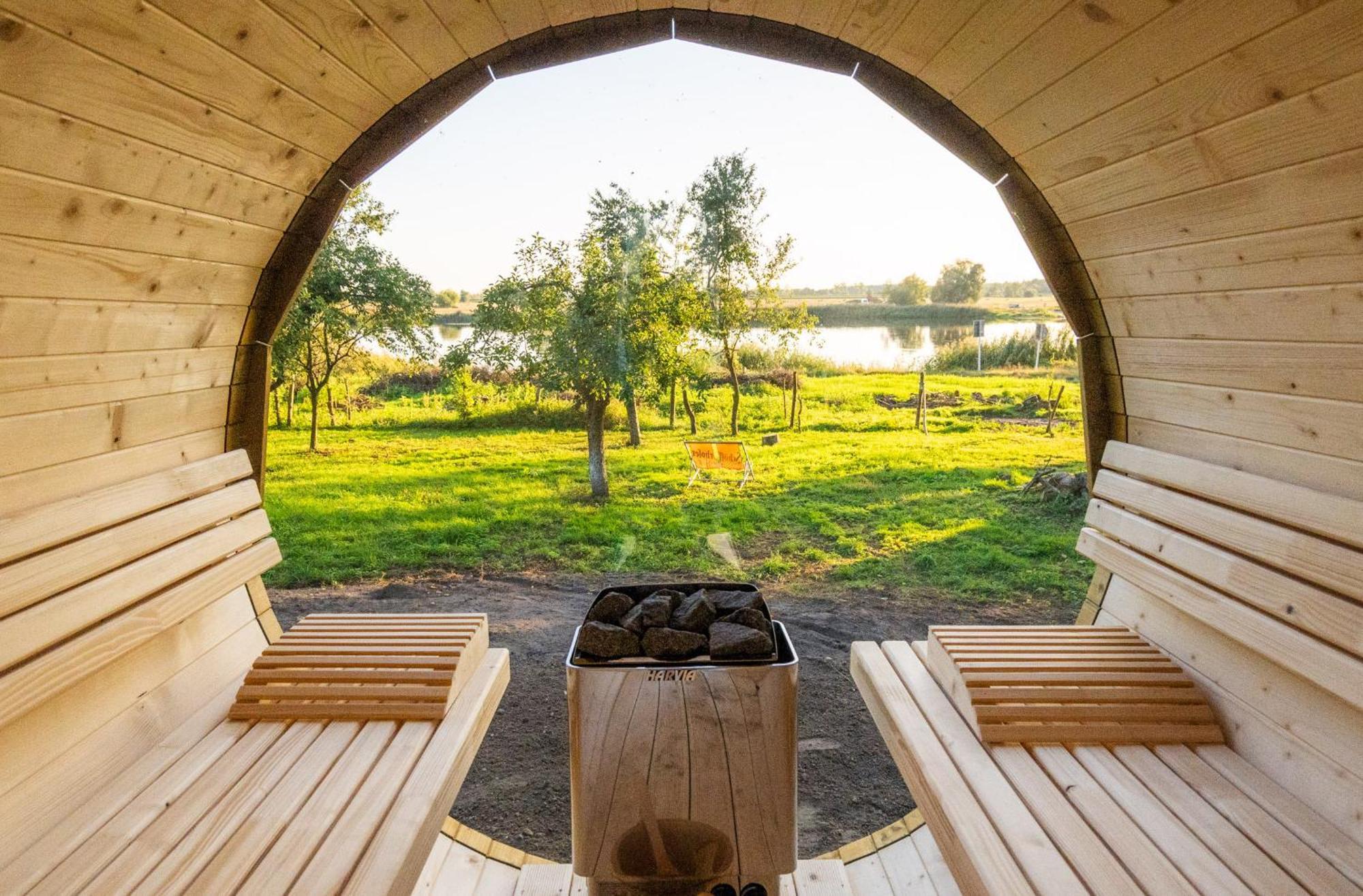 Oderpoint#Sauna#Jacuzzi Gozdowice Luaran gambar