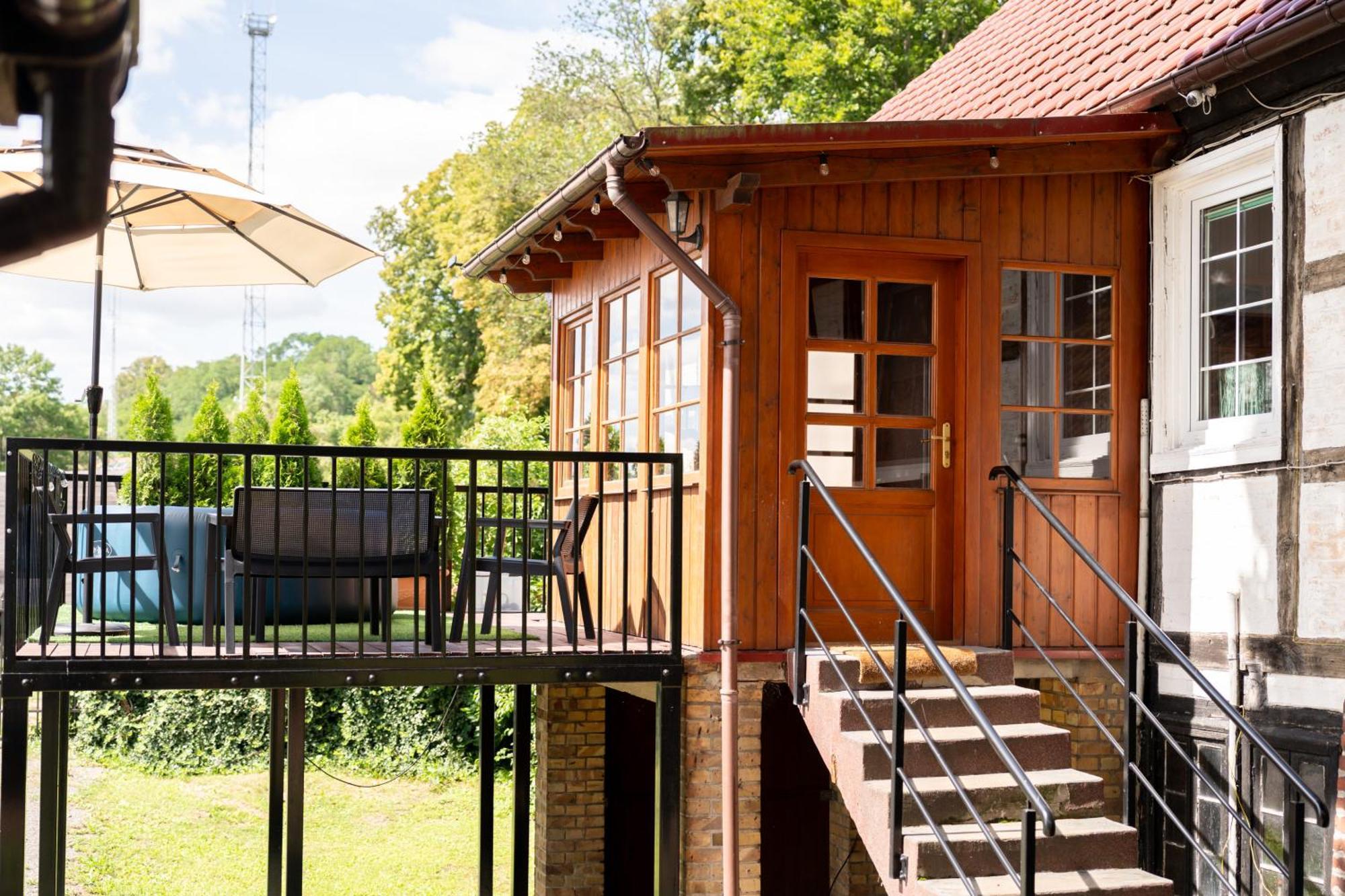 Oderpoint#Sauna#Jacuzzi Gozdowice Luaran gambar